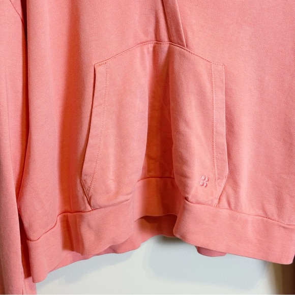 Sweaty Betty After Class Relaxed Pullover Hoodie In Warm Pink/orange Size 8-10 - Picture 7 of 9